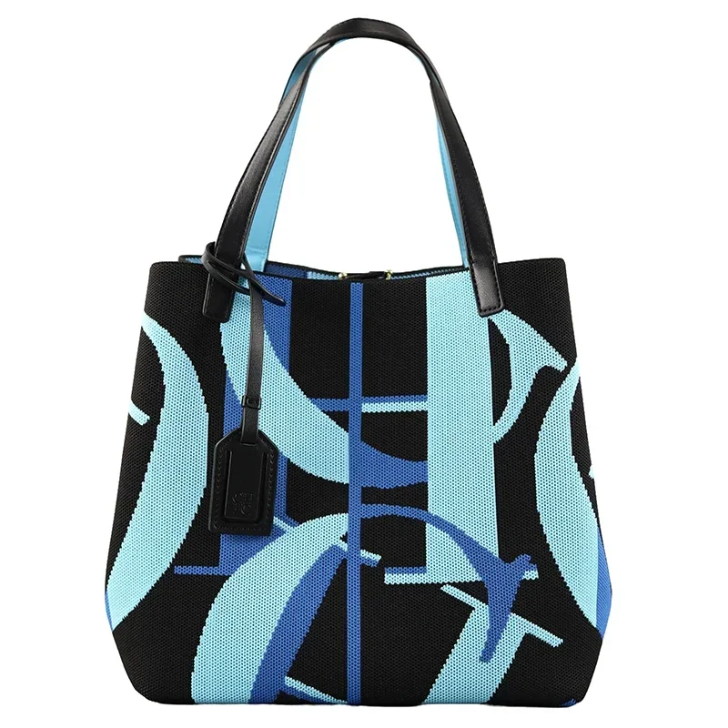 CH Brand Women's Tote Bag Large Capacity Multifunctional Letter Fly Weave Design Autumn Winter New Women's Handbag