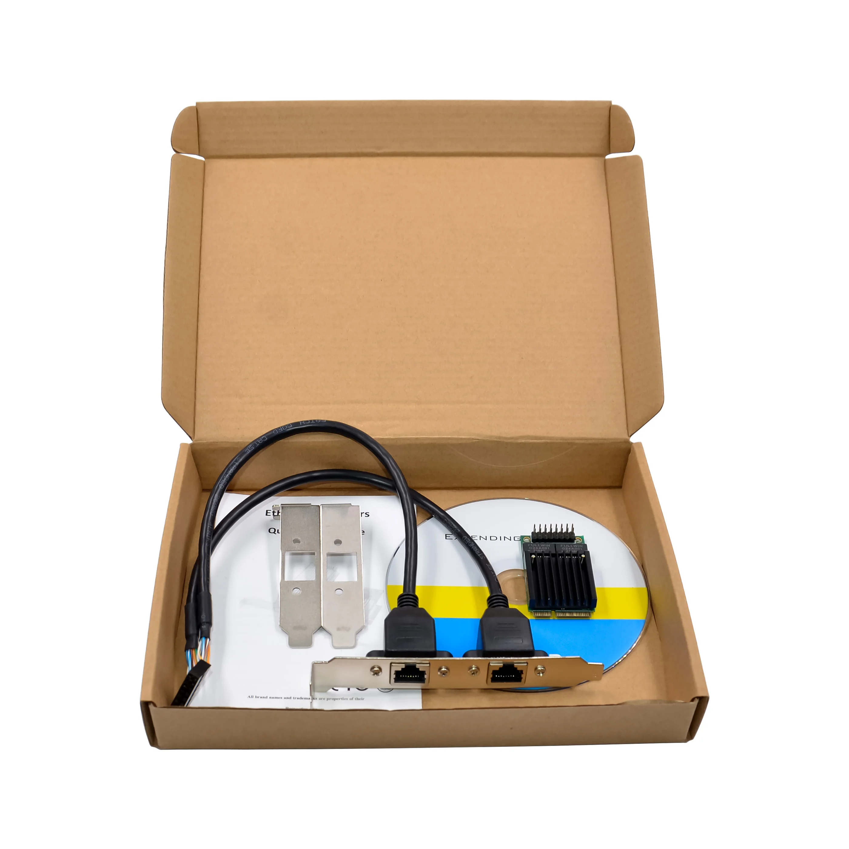 

SUNWEIT ST7302 MiniPCIe I210-T2 Dual-RJ45 Port Gigabit Server NIC Ethernet Adapter External Wired Network Card in Stock