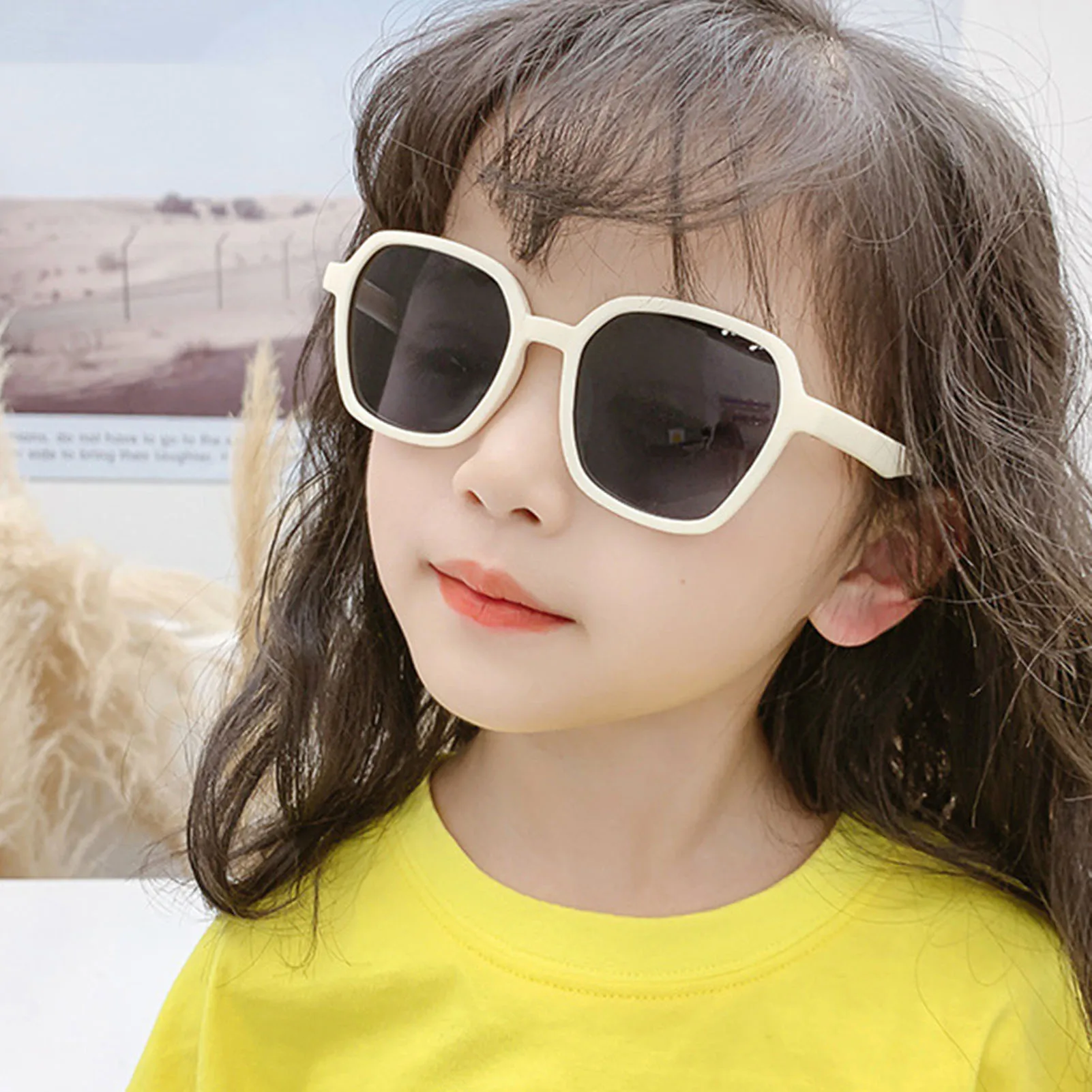 Children's UV Protection Sunglasses Horn Rimmed Party Sunglasses for Baby Boys Girls and Children