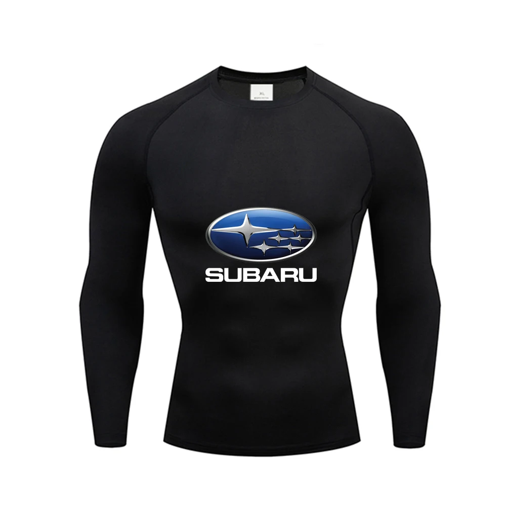 

Men's SUBARU UV protection vest, tight fitting short sleeved swimsuit, suitable for surfing and diving yoga clothes