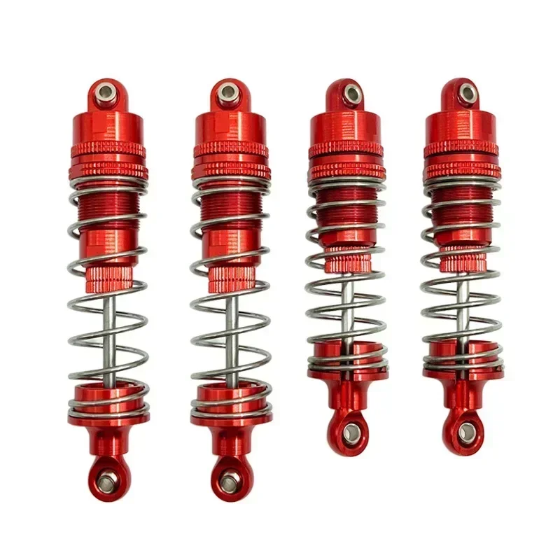 4 Stück Ganzmetall-Stoßdämpfer-Dämpfer für WLtoys 104001 1/10 RC Car Upgrade Teile Zubehör