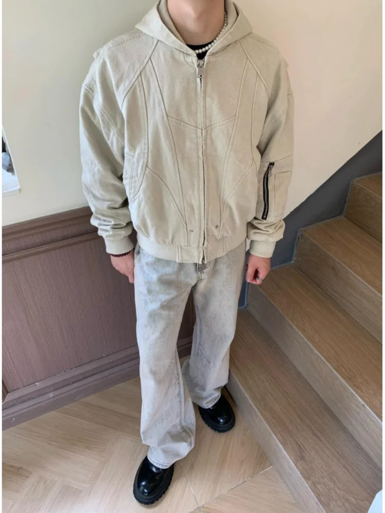 

Мужская зимняя куртка Bla Canvas в американском ретро-стиле с принтом Mountain Eagle, молодежная модная верхняя одежда для осени и зимы