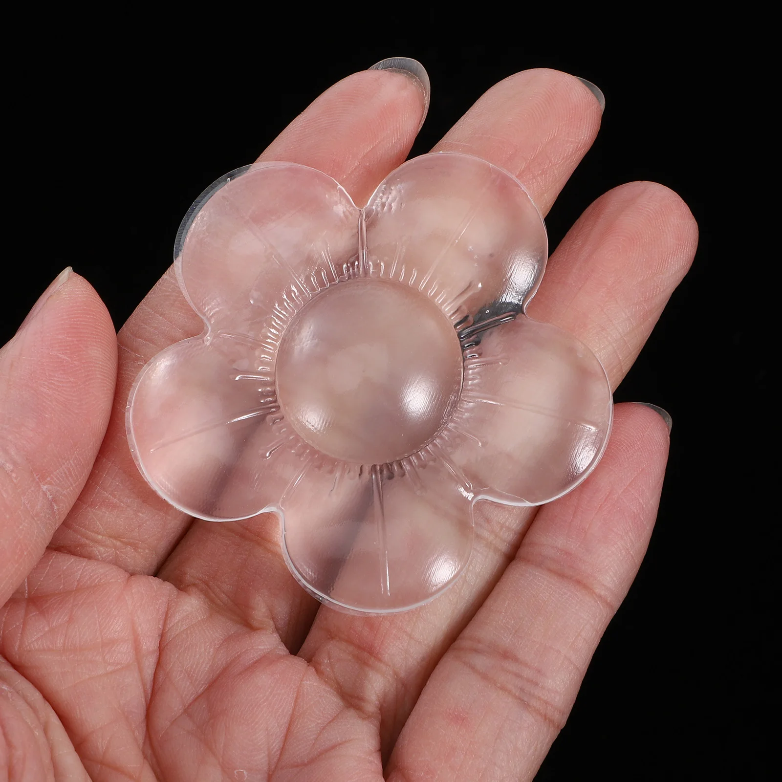 6 個の透明なシリコンドアバンパー自己粘着式アンチスラムパッド家庭用家具壁プロテクタードアノブ衝撃吸収