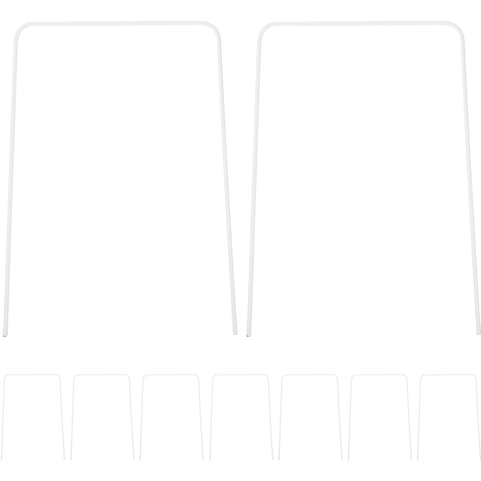 

9 Pcs Croquet Replacement Parts Accessories Heavy Duty Wickets Iron Crouqet
