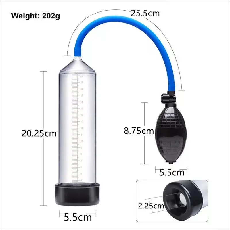 Vacuum Pump Enlargement Extender Trainer Penis Pump Male Masturbators Adult Sex Toy Men Dick Enhancer Stretcher Bigger Exerciser