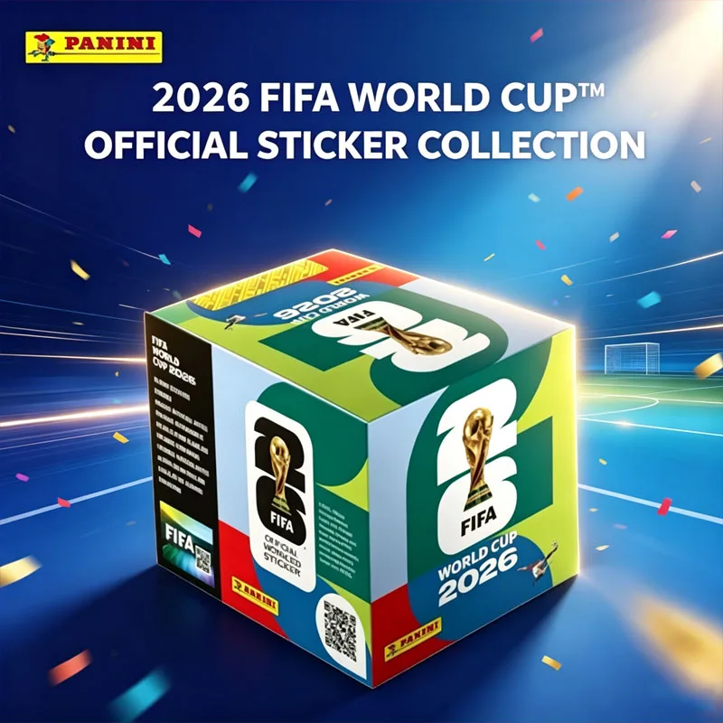 Pack d'autocollants Panini Coupe du Monde 2026, Cartes de football Panini, Collection de souvenirs de football Panini, Cartes de football Panini, Cadeau **@
