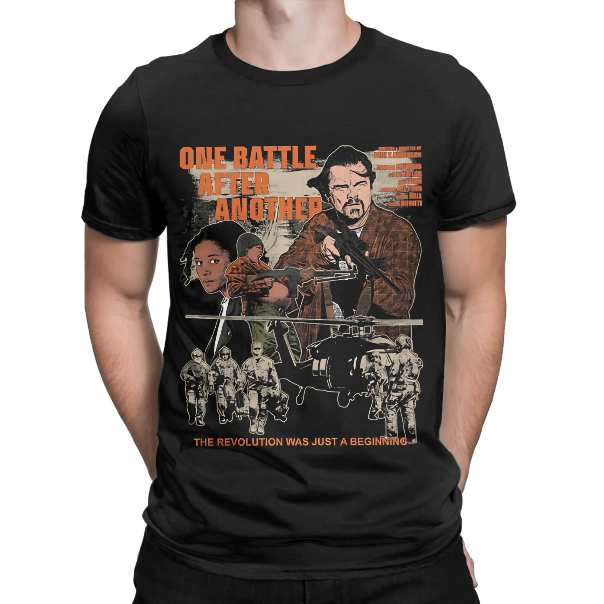 One Battle After Another The Revolution Just A Beginning Novelty 100% Cotton T-Shirt One Battle After Another Tees Tops For Men