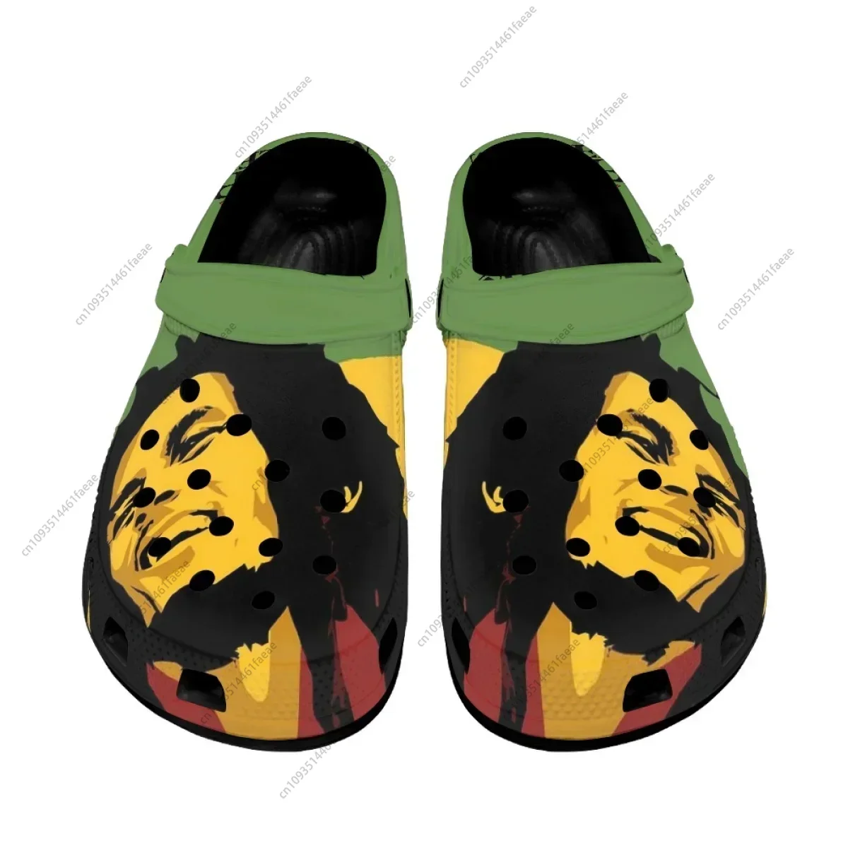 Famous Singer Rapper Bob Marley 3D Print Unisex Cozy Slides Summer Beach Slip On Casual Slippers Clogs Garden Shoes New Zapatos