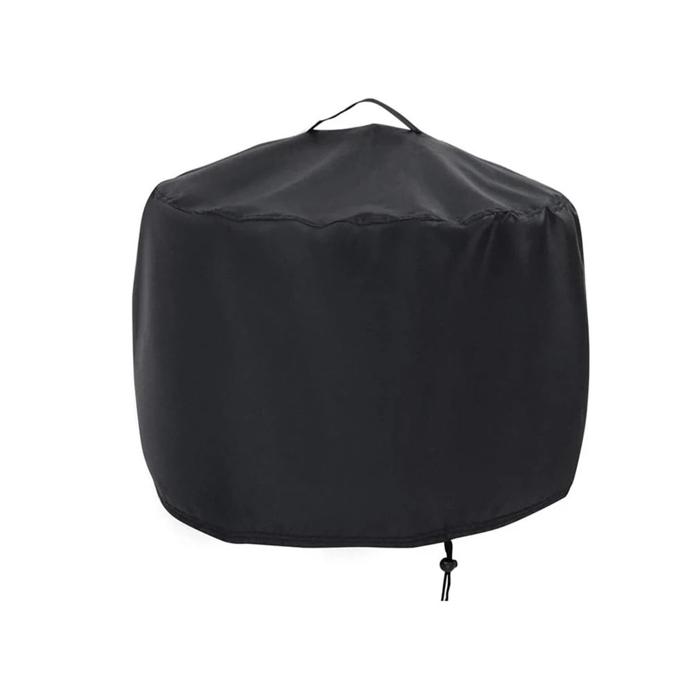 420D Round Stove Cover With Handle Stove Cover Outdoor Garden Fire Hydrant Cover Waterproof Outdoor Furniture Protection Cover