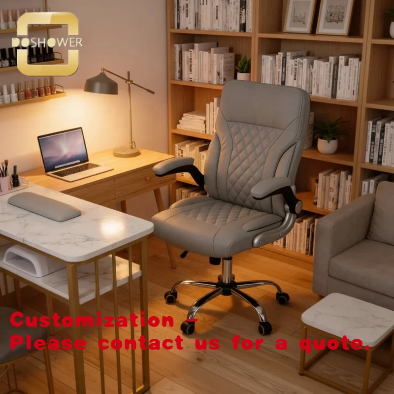 

Customize.Luxury Ergonomic Office Chair of Personalized Color and Modern Design Office and Professional Hair Studio Furnitu