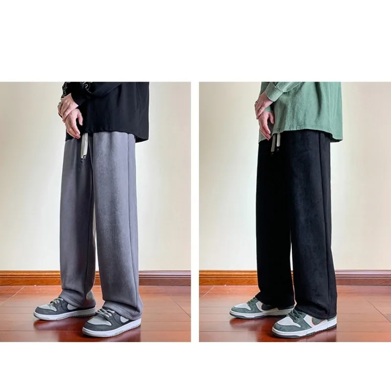 

Men's Outdoor Mountaineering Breathable Loose Straight Pants Four Seasons Daily Trendy Versatile Sports and Leisure Pants