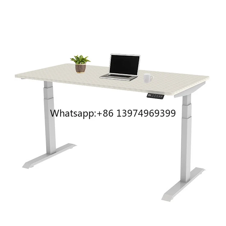Modern Healthy Amotorized Ergonomic Height Adjustable Desk Frame Sit to Stand Metal Legs Frame for Ergonomic Office