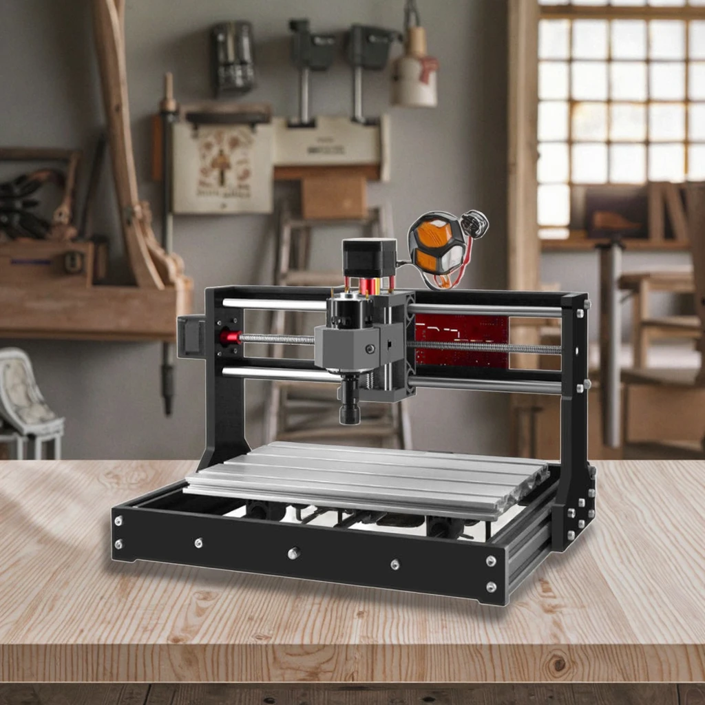 High Performance 3018 CNC Woodworking Router Engraving Machine Double for Acrylic Plastic PCB PVC Wood for CNC Engraving