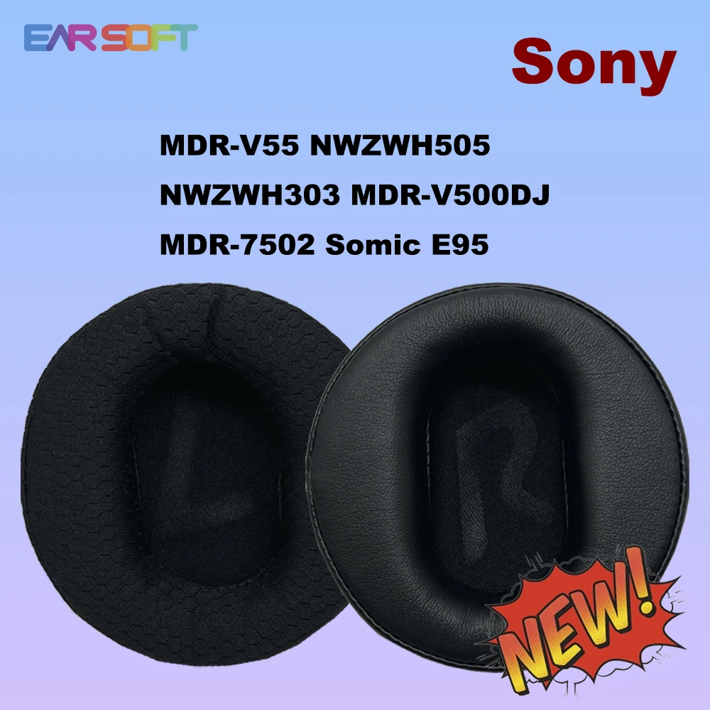 Almohadillas de Repuesto Earsoft para Auriculares Sony MDR-V55 NWZWH505 NWZWH303 MDR-V500DJ MDR-7502 Somic E95