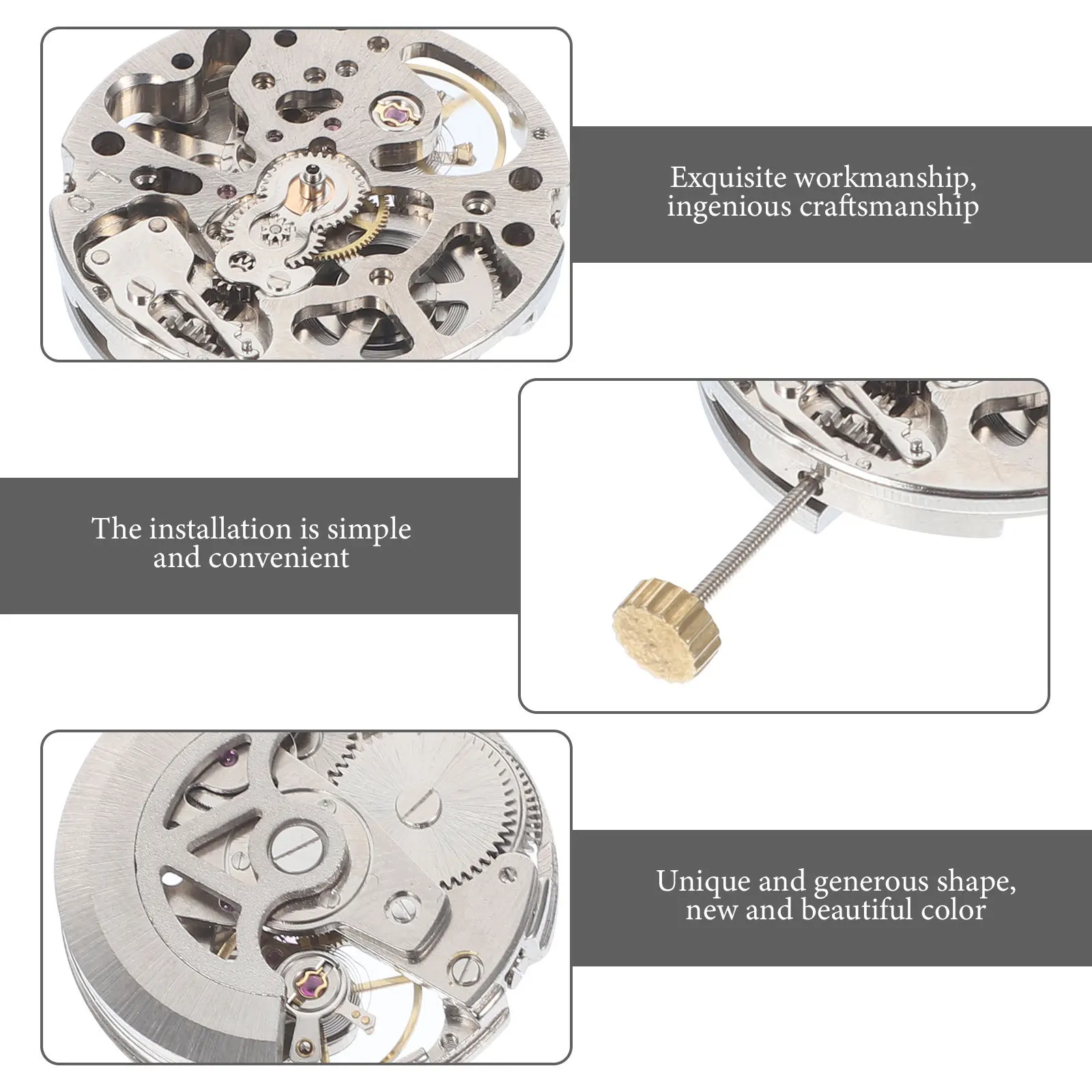 

1Pcs Exquisite Workmanship Automatic Watch Movement Parts Simple Installation Suitable for Daily Maintenance and Replacement