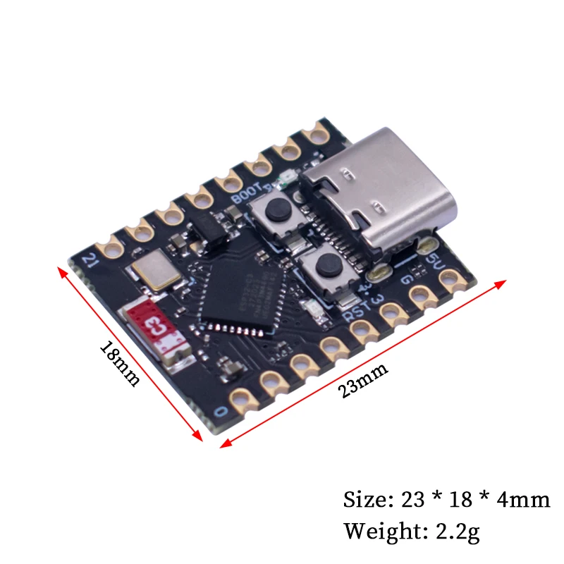 ESP32-C3 Mini Development Board Type-C WiFi Bluetooth-compatible MCU ESP32-C3 Module Single-core Wireless Microcontroller Board