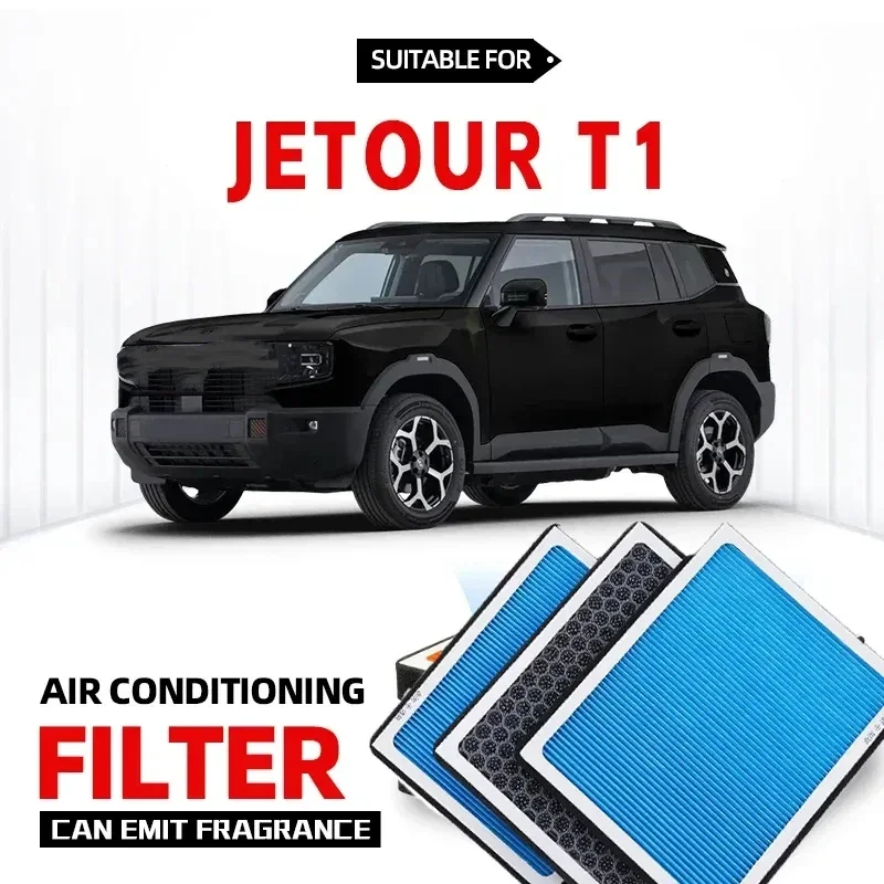 For Jetour T1 Cabin Filter Air Filter Activated Carbon Air Conditioning Filter with Fragrance to Purify Car Cabin Air
