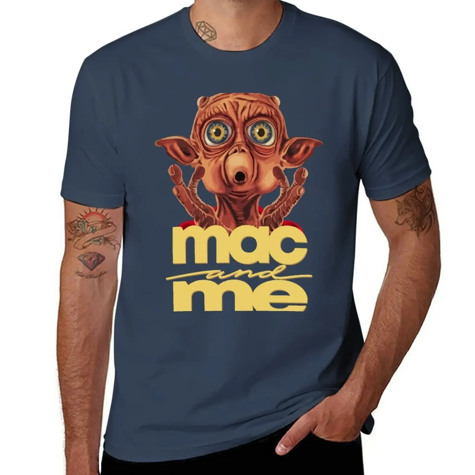 

New Mac and Me T-Shirt oversized t shirt aesthetic clothes t shirts for men cotton