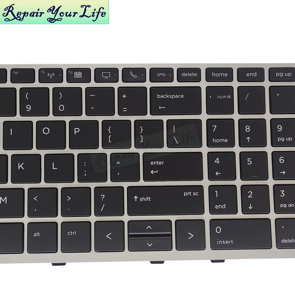 Imagem -02 - Teclado Retroiluminado Turco bg us hp Elitebook 755 g5 755 g6 850 g5 850 g6 Bul Iluminação do Teclado Inglês L11999 L12000
