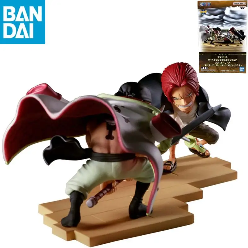 

In Stock Original Genuine Bandai Namco Banpresto ONE PIECE Edward Newgate VS Shanks Collector Figurine Toy Desktop ornament gift