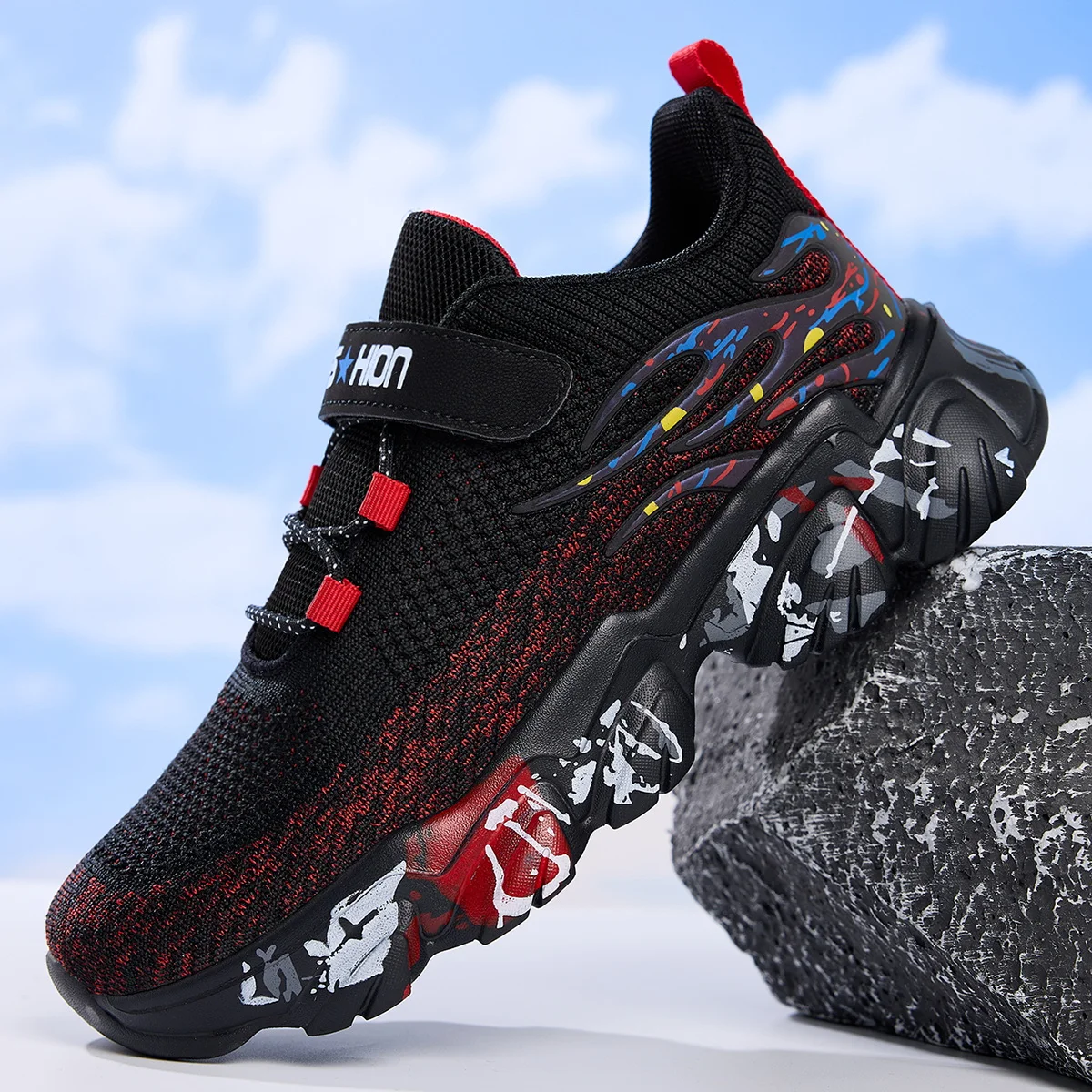 

Children's Shoes Girl Boy Outdoors Running Shoes Non-slip Kids Mesh Tennis School Casual Fashion For Students