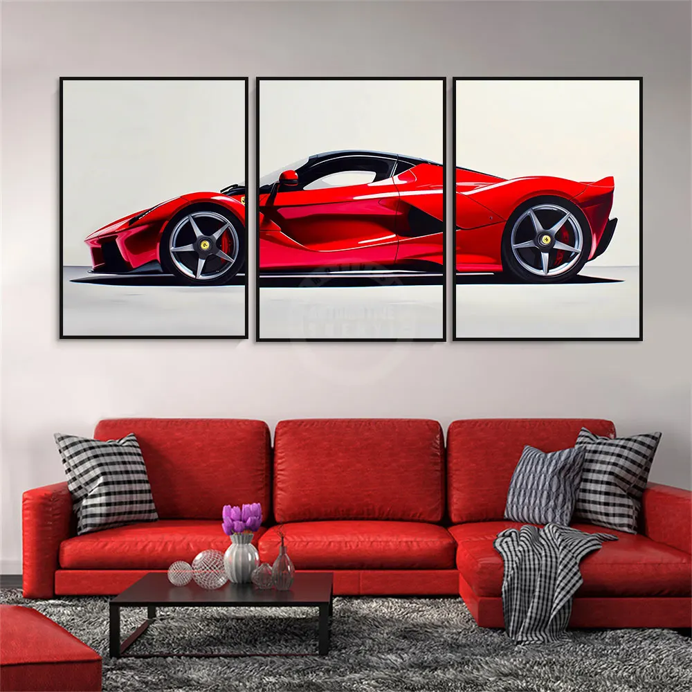 

Set of 3 SuperCar Poster Print Canvas painting Car Wall Art decor Picture For Living Room Home Decoration FARAMELESS