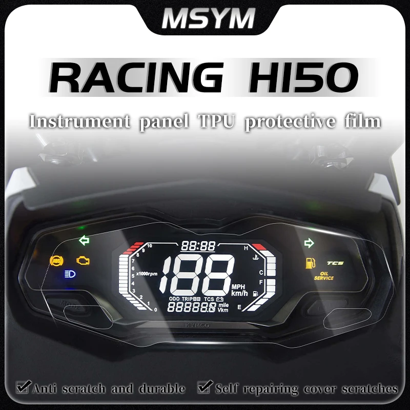 

Motorcycle Cluster Scratch Protection Film Screen Protector Dashboard Instrument For KYMCO Racing H150 RSCING H150 2025