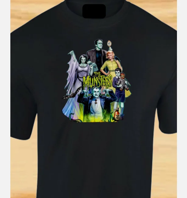 THE MUNSTERS T Shirt, FUNNY, Funny,, Dad Gift, New, Dad Gift, Best Fan