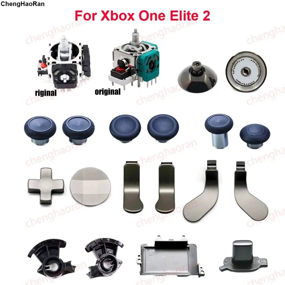 Original Analog Buttons For Xbox Elite Series 2 Gamepad Thumbsticks Grips Adjustment Tool D-Pad Paddles Trigger Stick