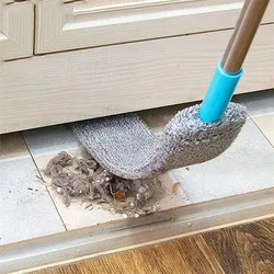 Mop per la polvere con manico lungo mop per la pulizia del soffitto del pavimento detergente per la polvere del fondo del letto spazzola per la rimozione della polvere del divano strumento per la pulizia della casa