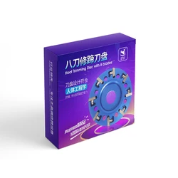 Free Shipping Zinc Alloy Cow Hoof Cutting Disk with 7Blades, Cow Hoof Trimming Machine Parts