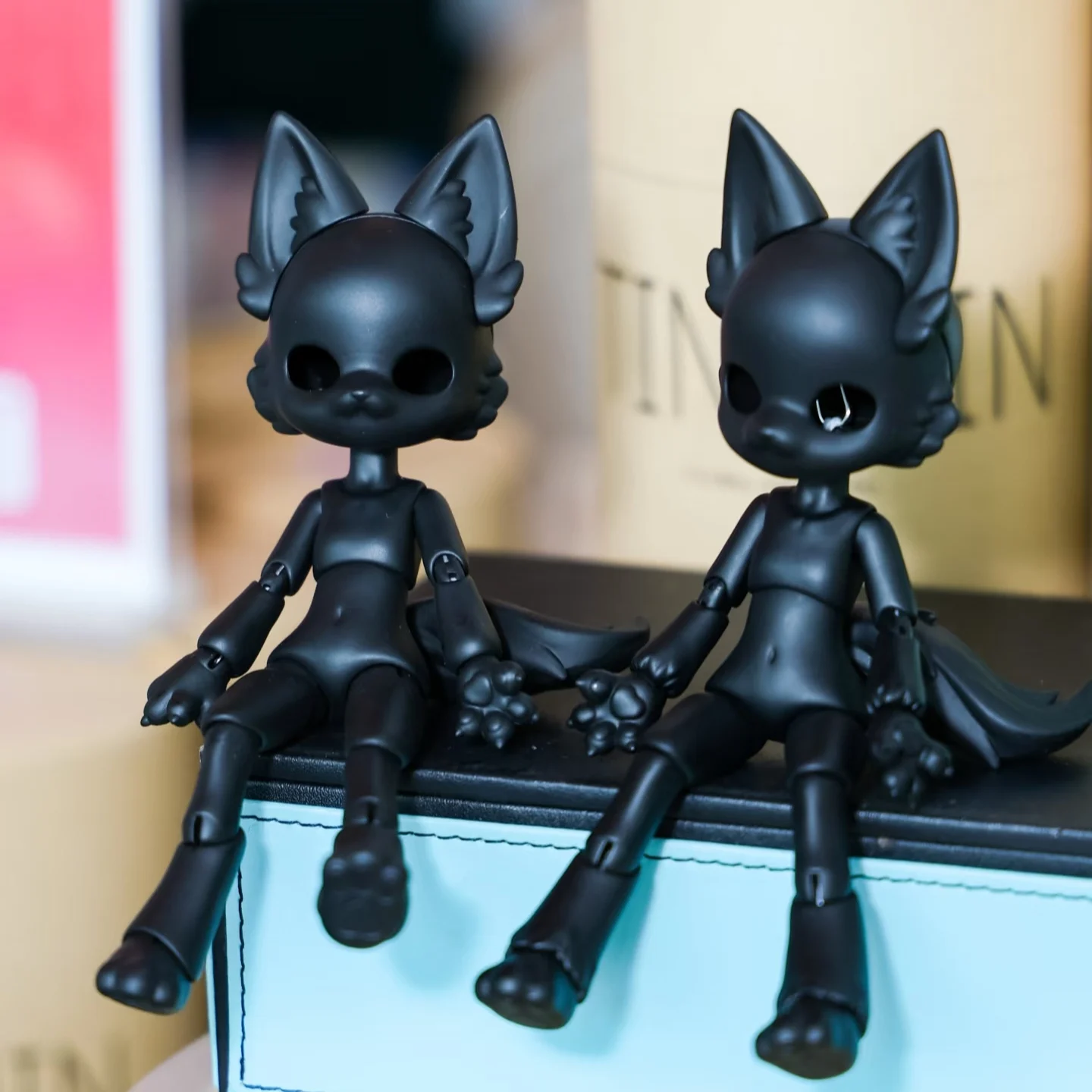 

Оригинальная кукла Bjd с изображением кошки и животного, 1/12, подвижная шарнирная кукла Tinguin, сиамский ПВХ, соединенная голова Gsc, Ob11, подарок на день рождения, украшение, игрушки