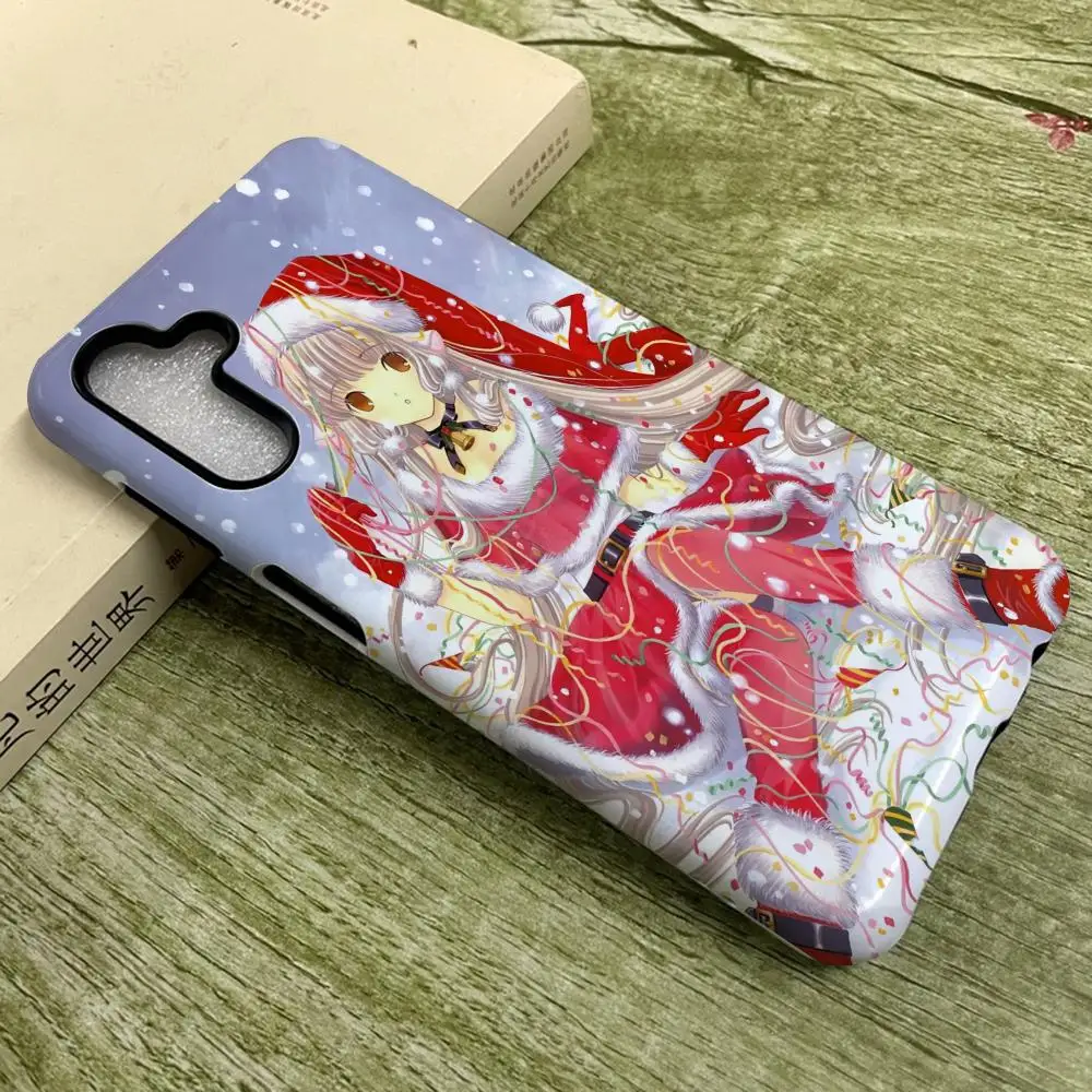 

chobitss cute Phone Case for SamsungS25 Film Shell GalaxyS24Ultra 23plus S22 21 A56 36 26 16 Luxury Double layer Cover