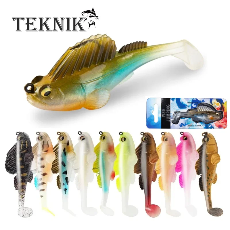 Señuelo de pesca 2024 suave, plantilla de cebo Megabass Dark Sleeper, señuelo suave de 7g/10g/14g/20g, Swimbait, Wobblers, lubina para pesca giratoria