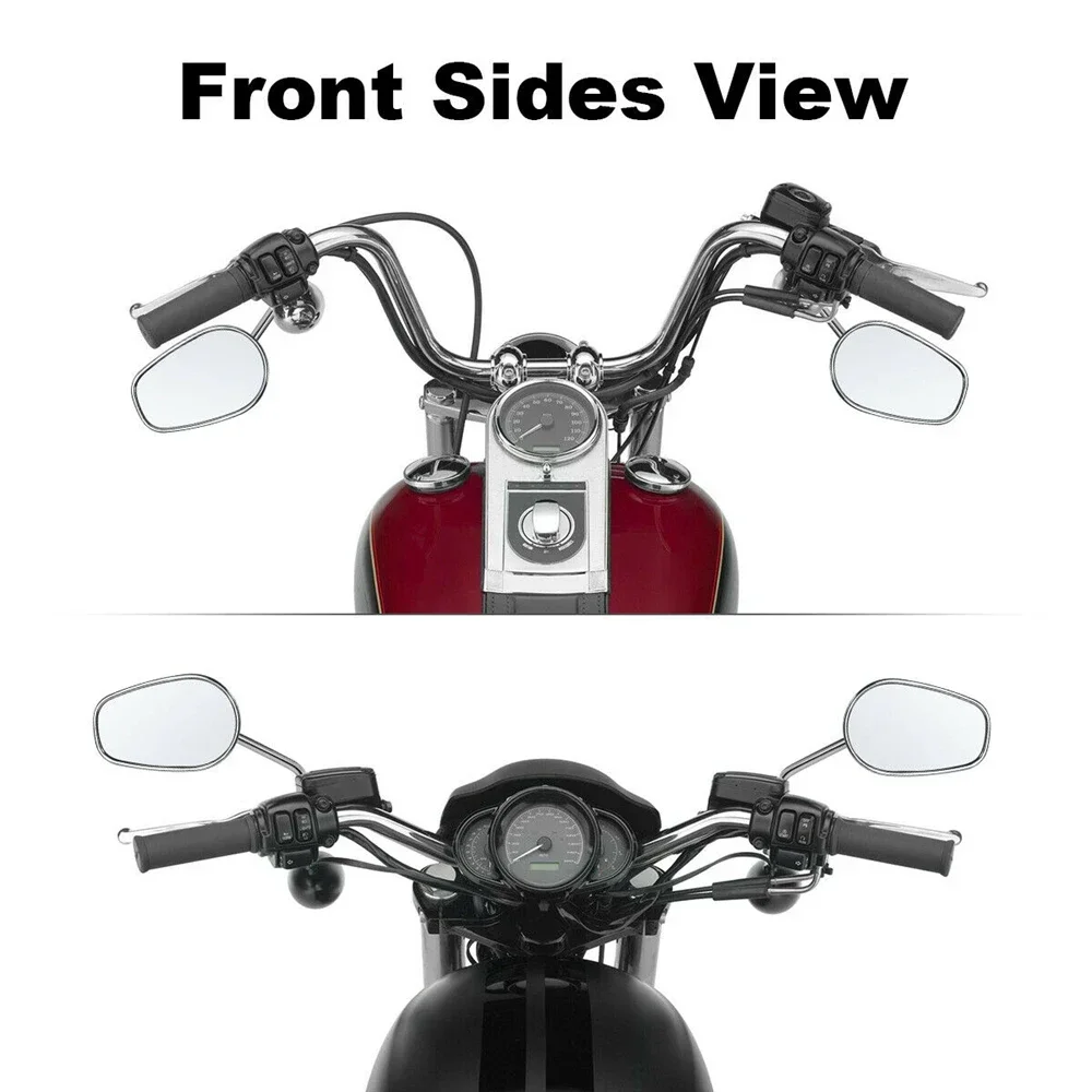 

Rear View Mirrors For Harley Davidson Heritage Softail Dyna Street Bob Wide Glide Motorcycle Parts