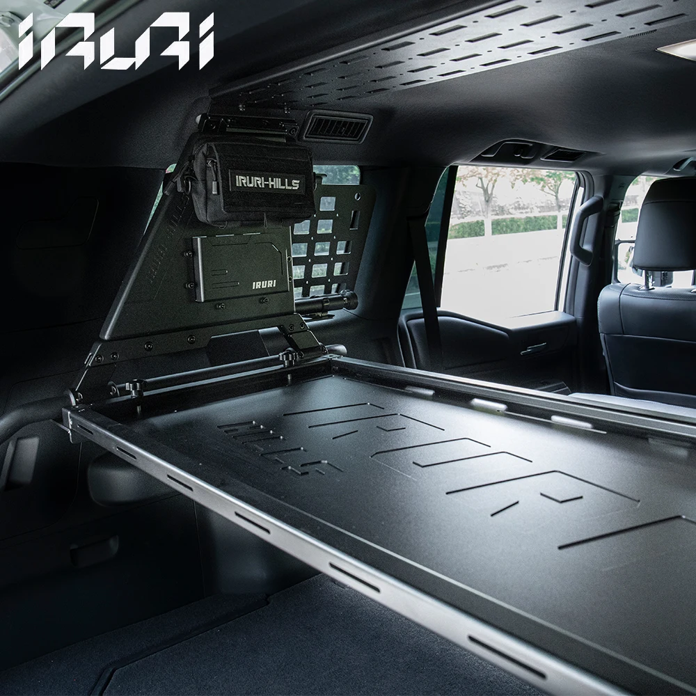 IRURI Cargo Organizer System,Includes 2 Tactical Bags, Pull-Out Shelf Converts to Table – for Toyota LC250 & Lexus GX550