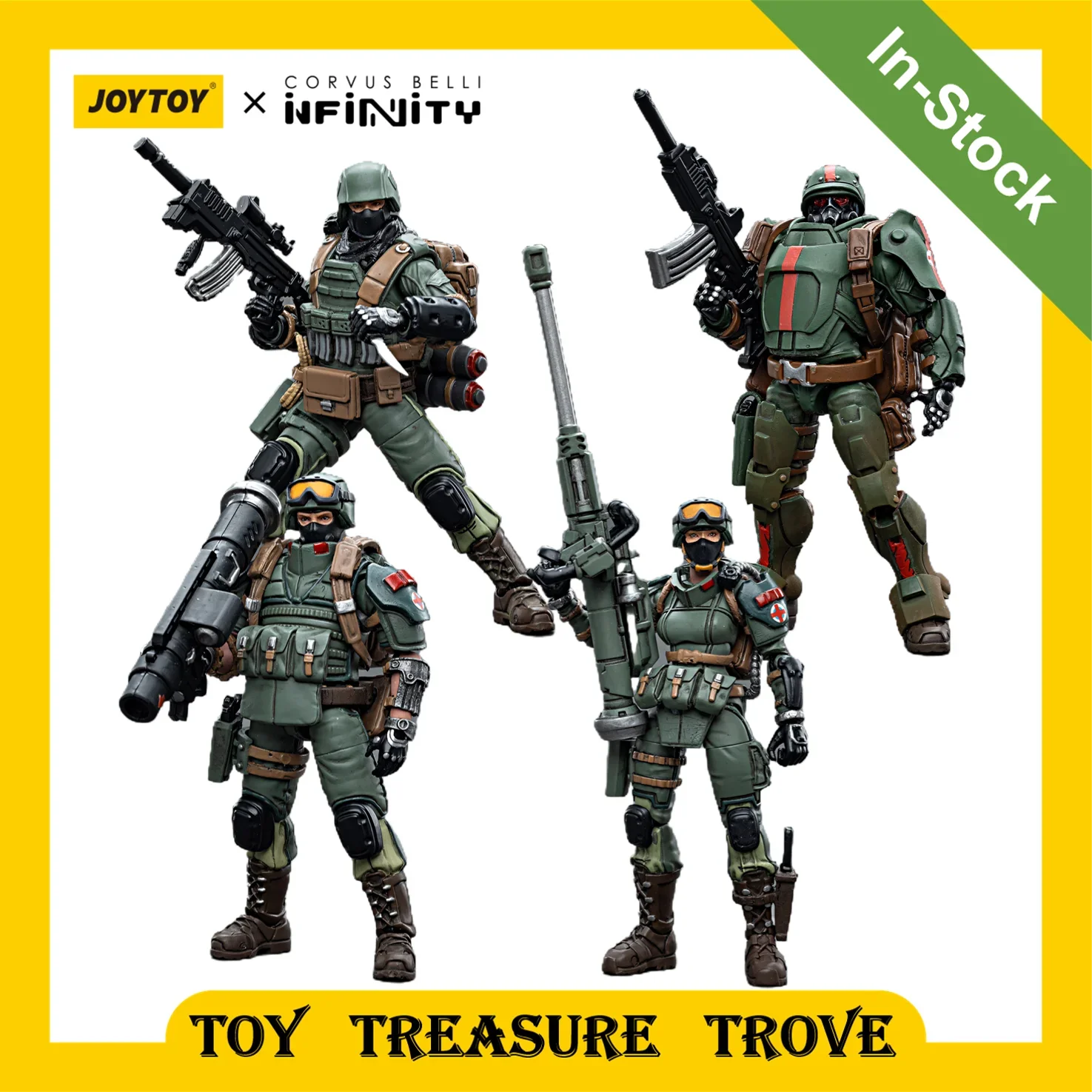 

JOYTOY Infinity 1/18 Action Figures Ariadna Tankhunter Regiment Veteran Kazaks Frontviks Separate Assault Anime Military Model