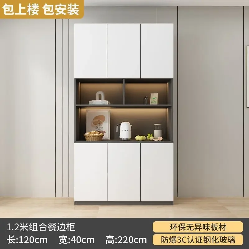 

Modern Sideboards Dining Side Cabinet Integrated Luxury Living Room Storage Cabinet Storage Glass Door Wine Cabinet Display