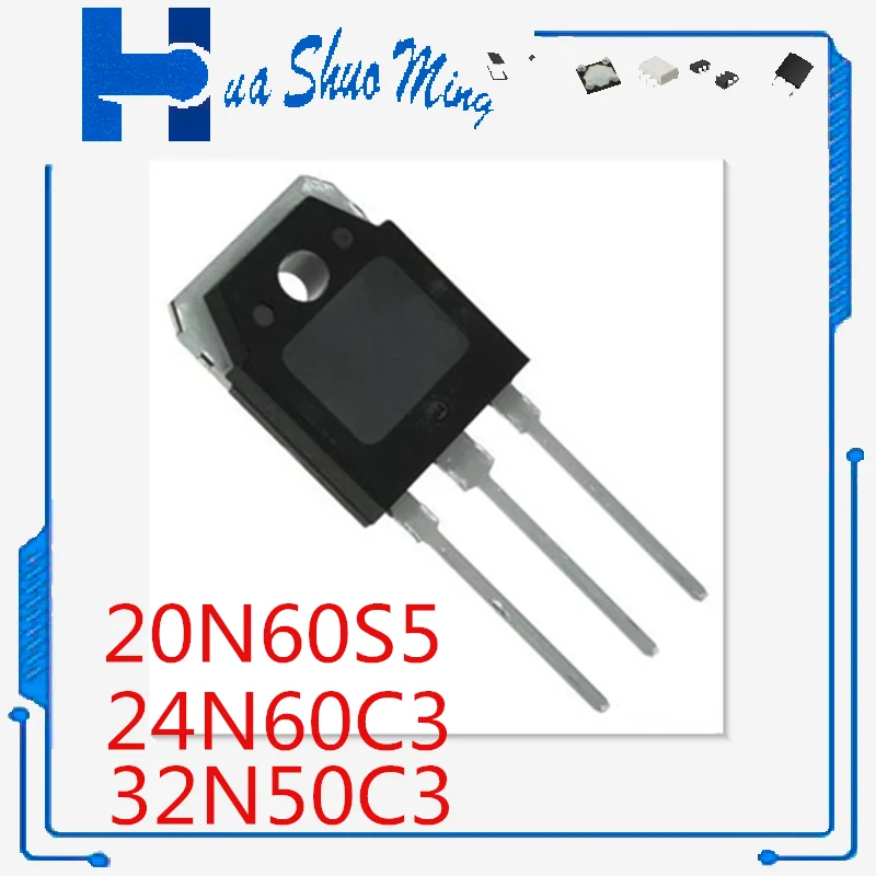 5Pcs/Lot 20N60S5 24N60C3 32N50C3 TO-3P