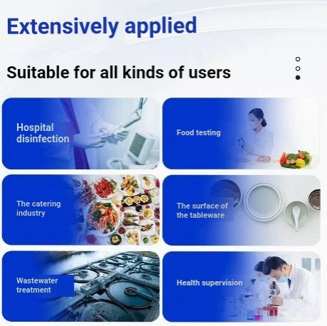 Rapid ATP Fluorescence Detector, Food Tableware Surface Hygiene Tester, Microorganism Bacteria Sanitation Test Instrument