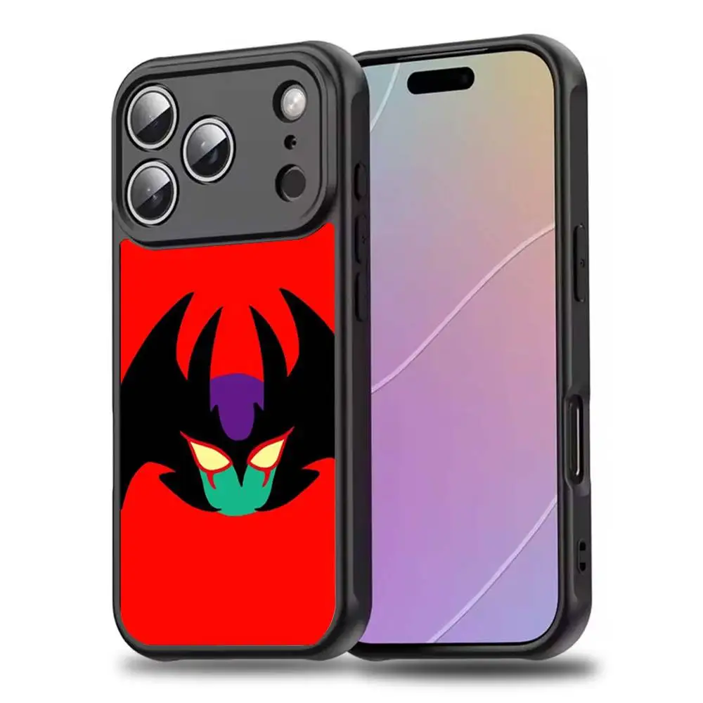 DEVILMAN C-Crybaby Funda de teléfono para iPhone 17,16,15,14,13,12,11,Pro,Max,Plus,Mini,SE4,E Carga inalámbrica magnética Magsafe