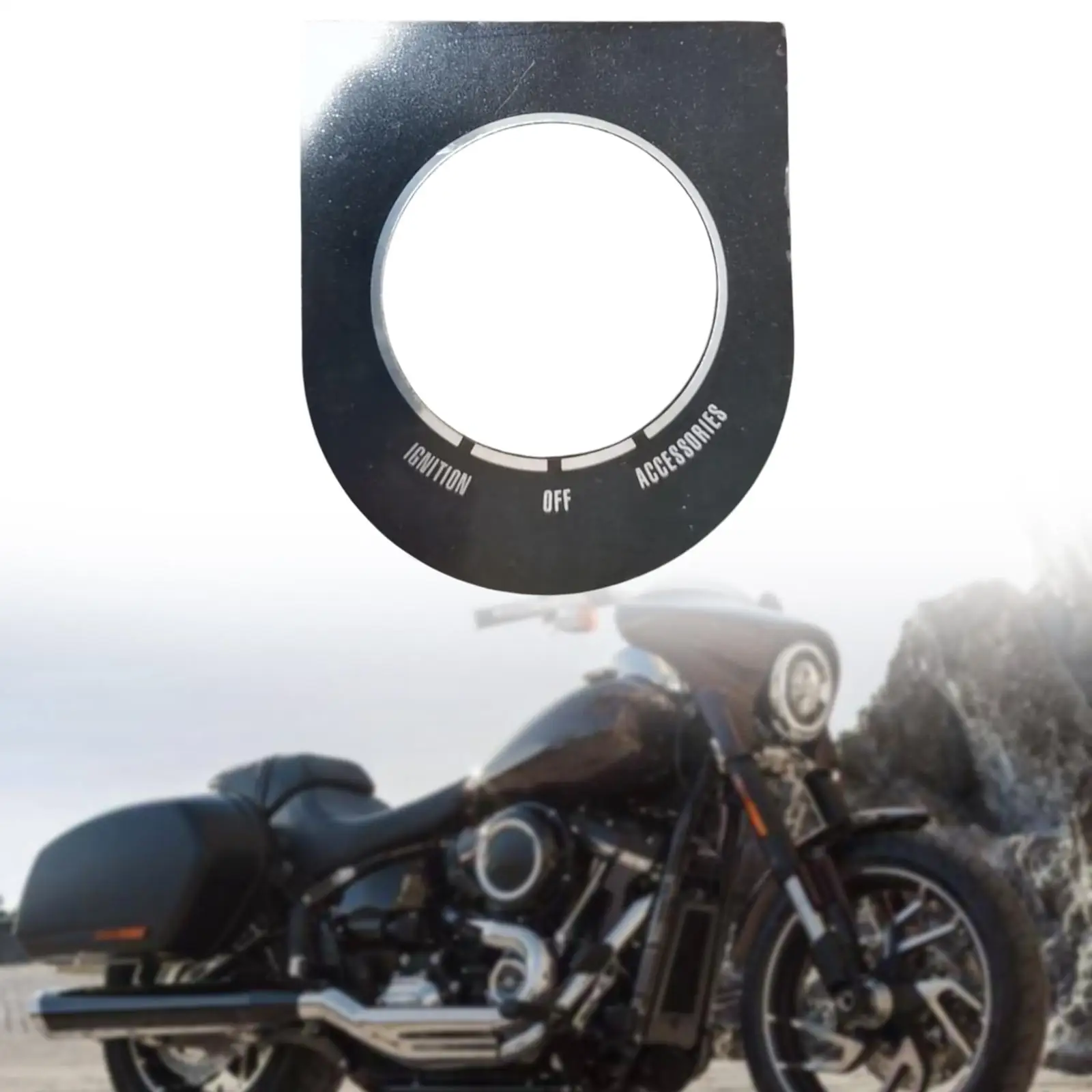 

Высокая производительность переключателя крышки приборной панели мотоцикла, аксессуары 71302-93A, украшение из алюминиевого сплава, прямая замена