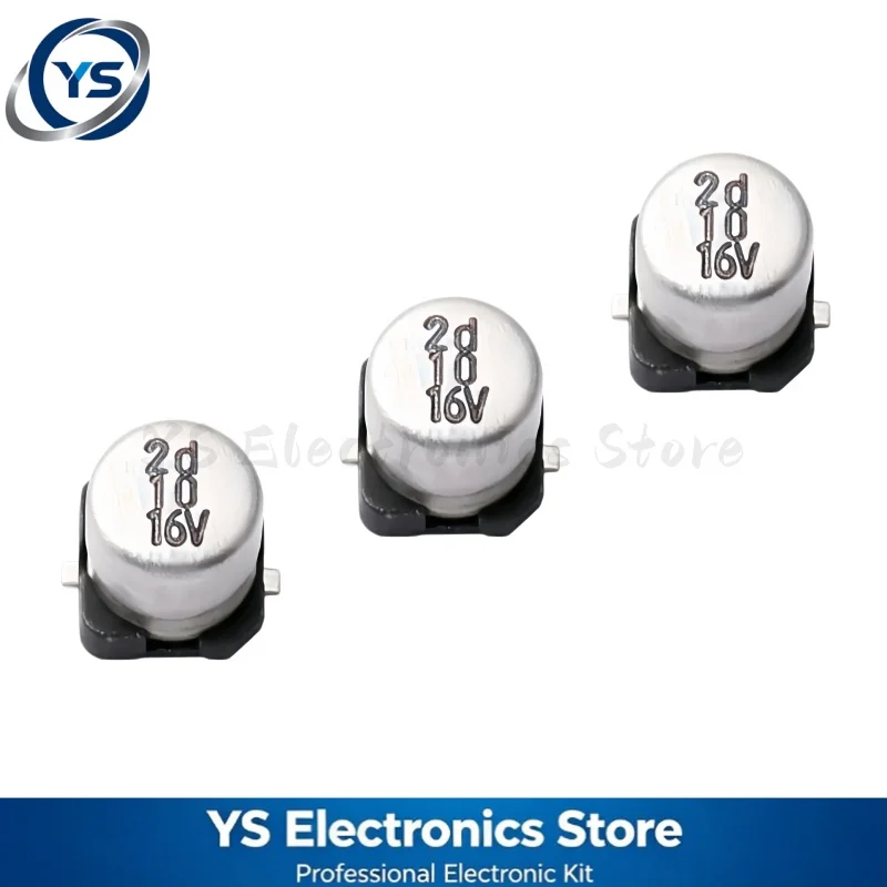 RVB 16V10UF Volume 5X5.3MM SMD Nonpolarity Electrolytic Capacitor RVB-16V100MU-RR2 10UF 16V NEW