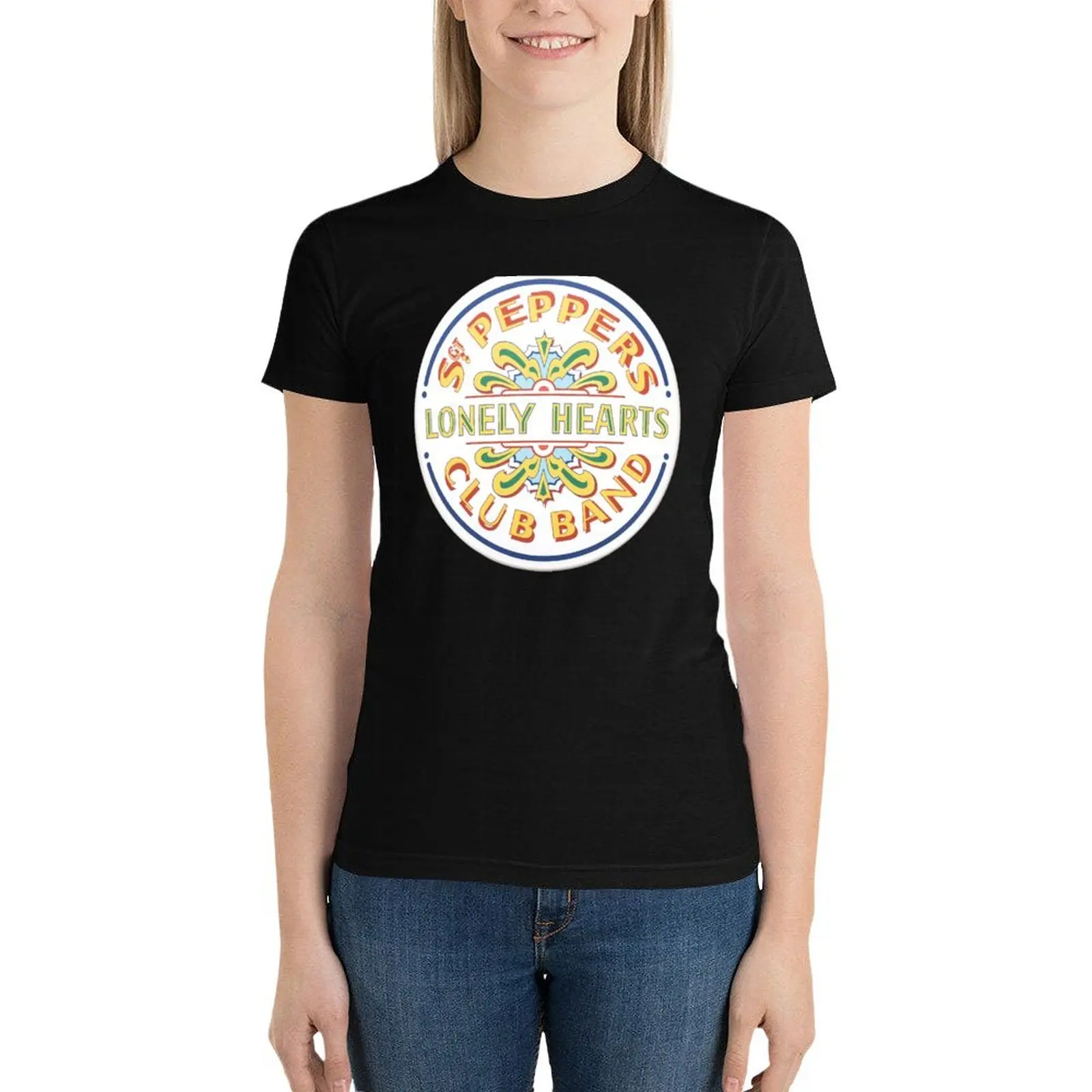 

Sgt Pepper Drum Skin T-Shirt summer clothes aesthetic clothes black t shirts for Women