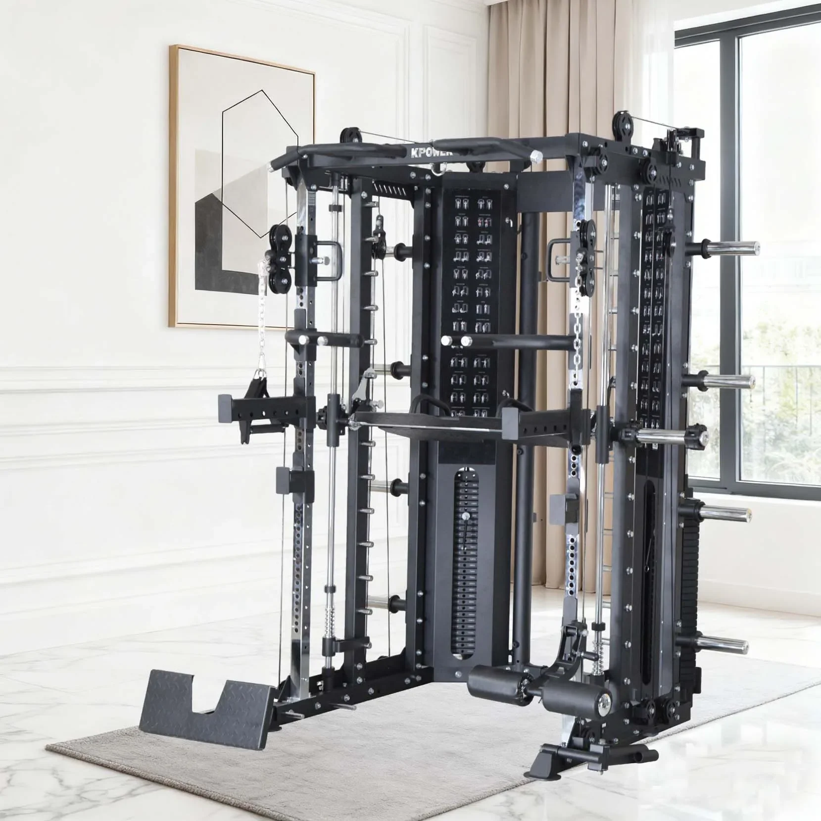 Commercial Squat Rack Multi Functional Trainer Gym Equipment Commercial Trainer Multi Function
