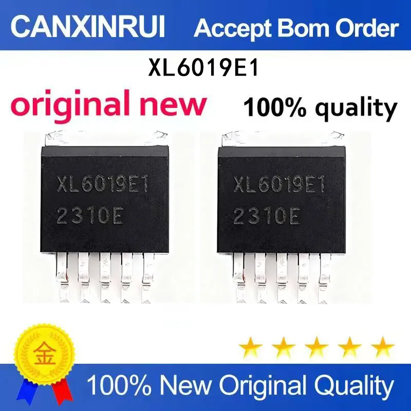 (5-100 Pieces) XL6019E1 XL6019 5V-40V 5A TO263-5L Boost DC Power Converter Chip IC