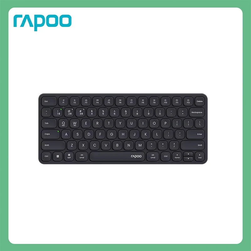 Rapoo E9000G Wireless Keyboard Bluetooth Low Profile Computer Laptop Keyboard 78keys Portable Ergonomics Computer Peripherals