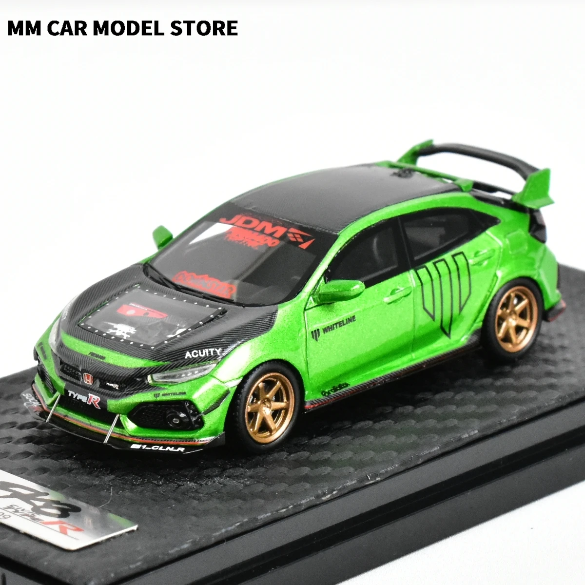 YM MODEL 1:64 CIVIC Type R FK8 Collection Resin Diecast Model Car
