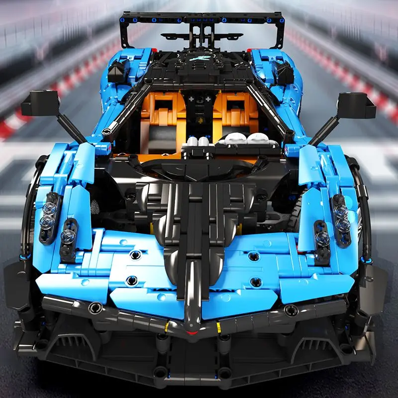 2289PCS Technical 1:10 Pagani Hyper Super Sport Car Building Blocks Construction Bricks Vehicle Toys Gift For Children Kids