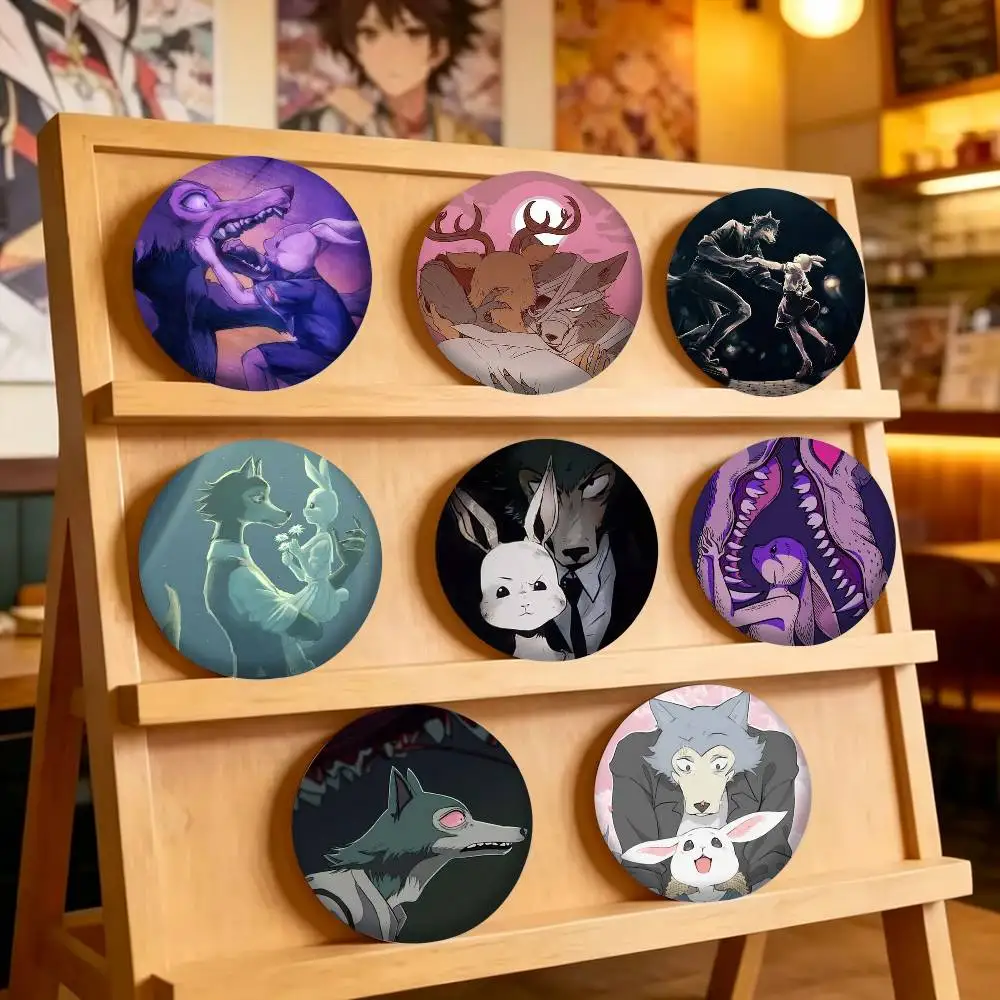 The Pop Anime B-Beastars 25mm 32mm 44mm 58mm 75mm Brooches Badges Pins for Accessories Gift
